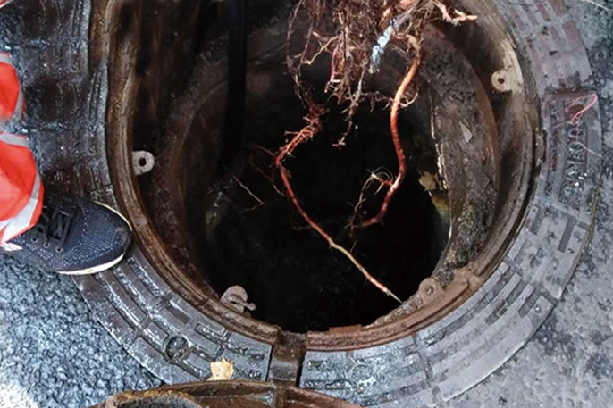 尖峰镇管道预处理